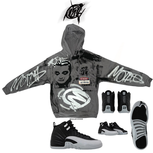 Barron Grey Graffiti hoodie