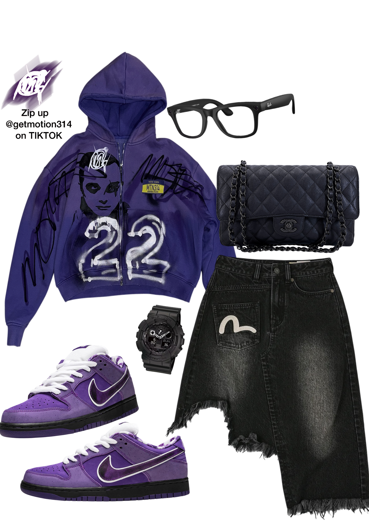 Deep purple  HEAVYWEIGHT ZIP-UP