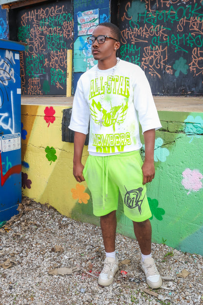 Neon Green Short Set