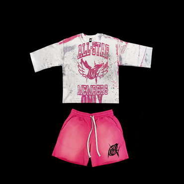 Hot Pink   Short Set