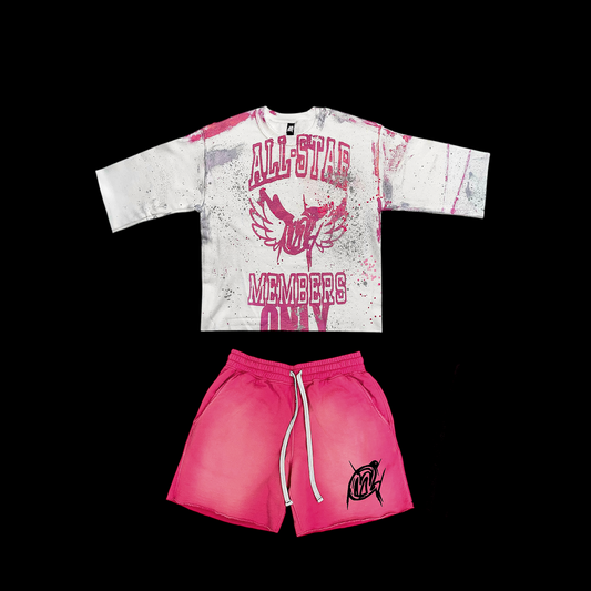 Hot Pink   Short Set