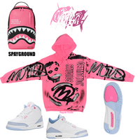 Cobalt 3 graffiti hoodie