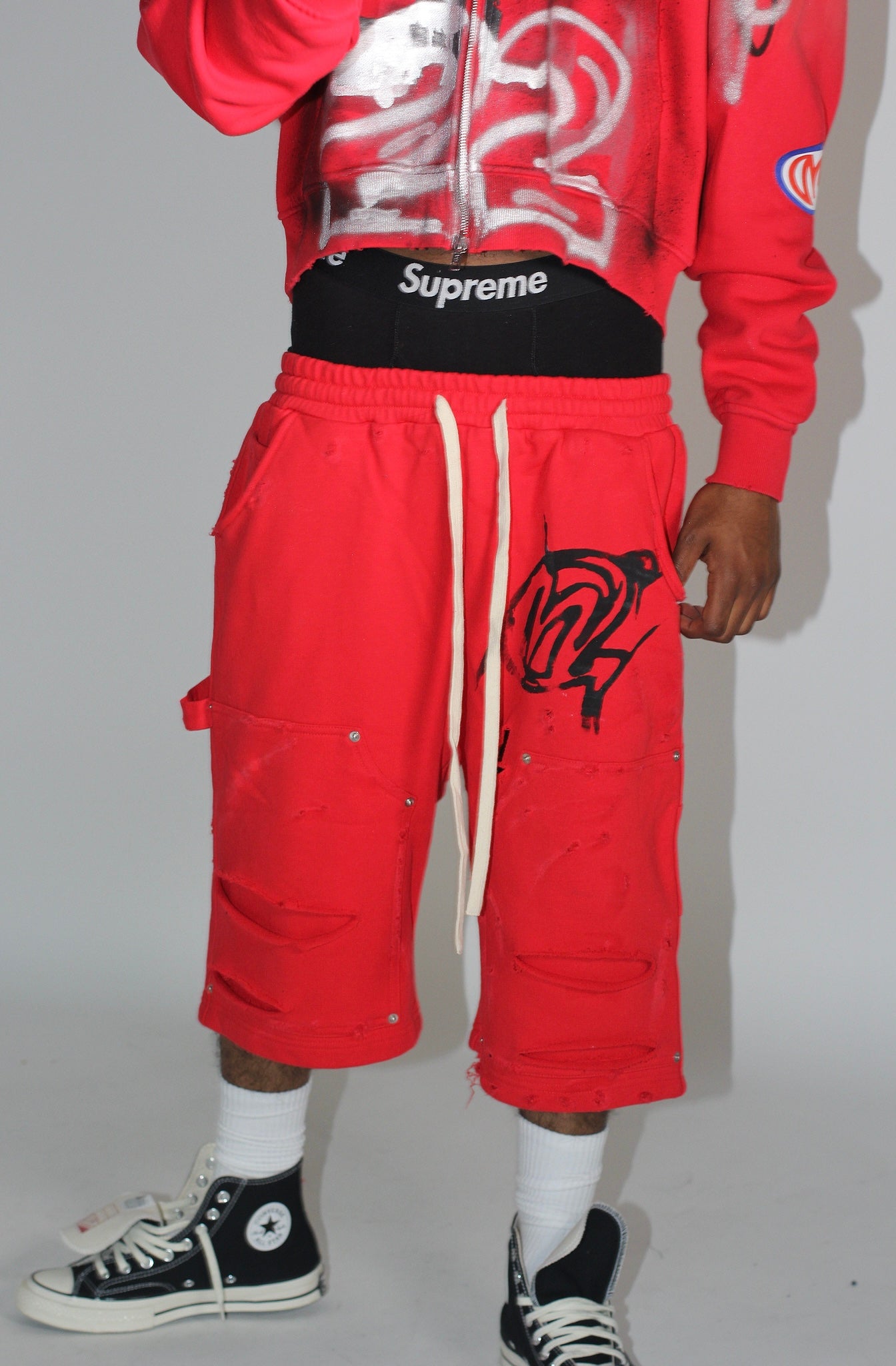 D-Boy Short Set (red)