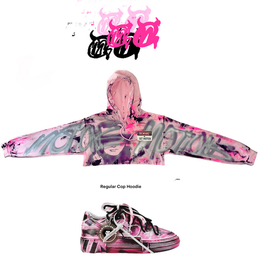 Pink Graffiti Hoodie