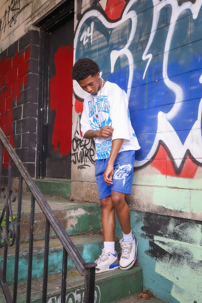 Royal Blue Short Set