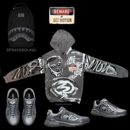 B12s graffiti hoodie