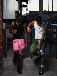 Heavyweight shorts pink