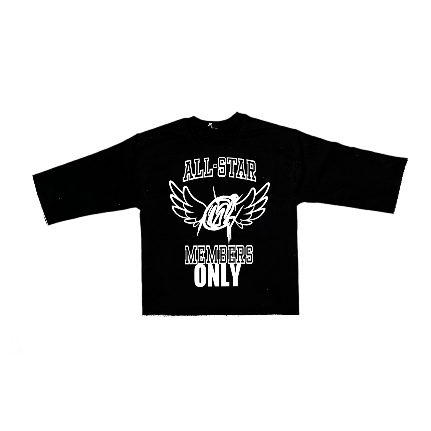 Black All-Star  graffiti shirt