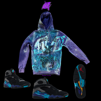 AQUA 8 graffiti hoodie