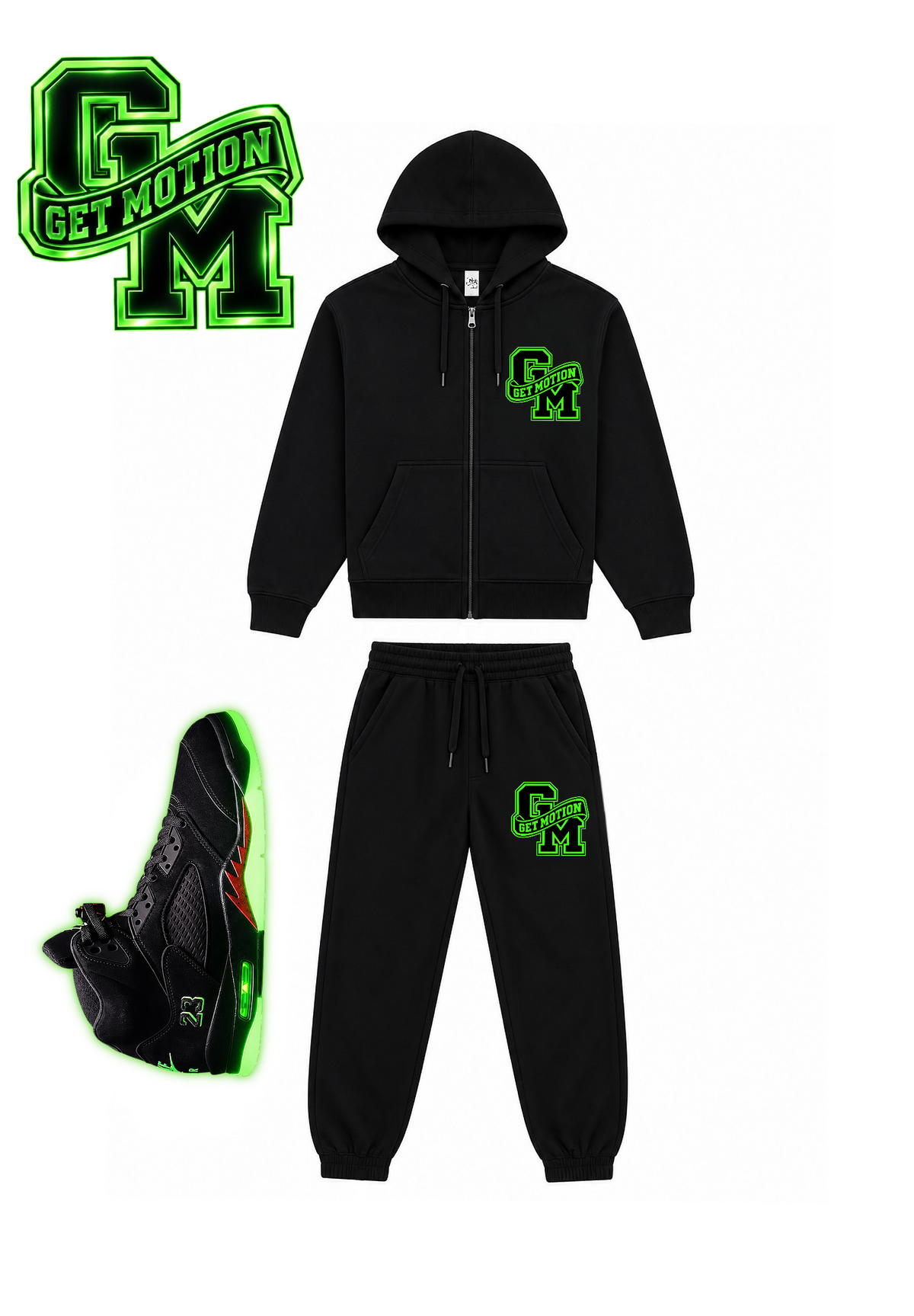 GLOW IN THE DARK HALLOWEEN 5s set