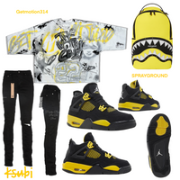 Yellow OG graffiti shirt