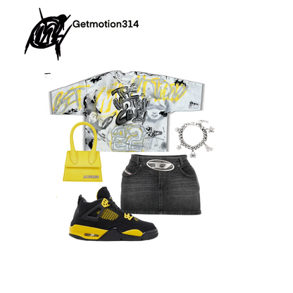 Yellow OG graffiti shirt