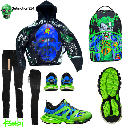 MONSTER Graffiti zip up