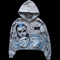 Wolf Grey 5s HEAVYWEIGHT ZIP-UP