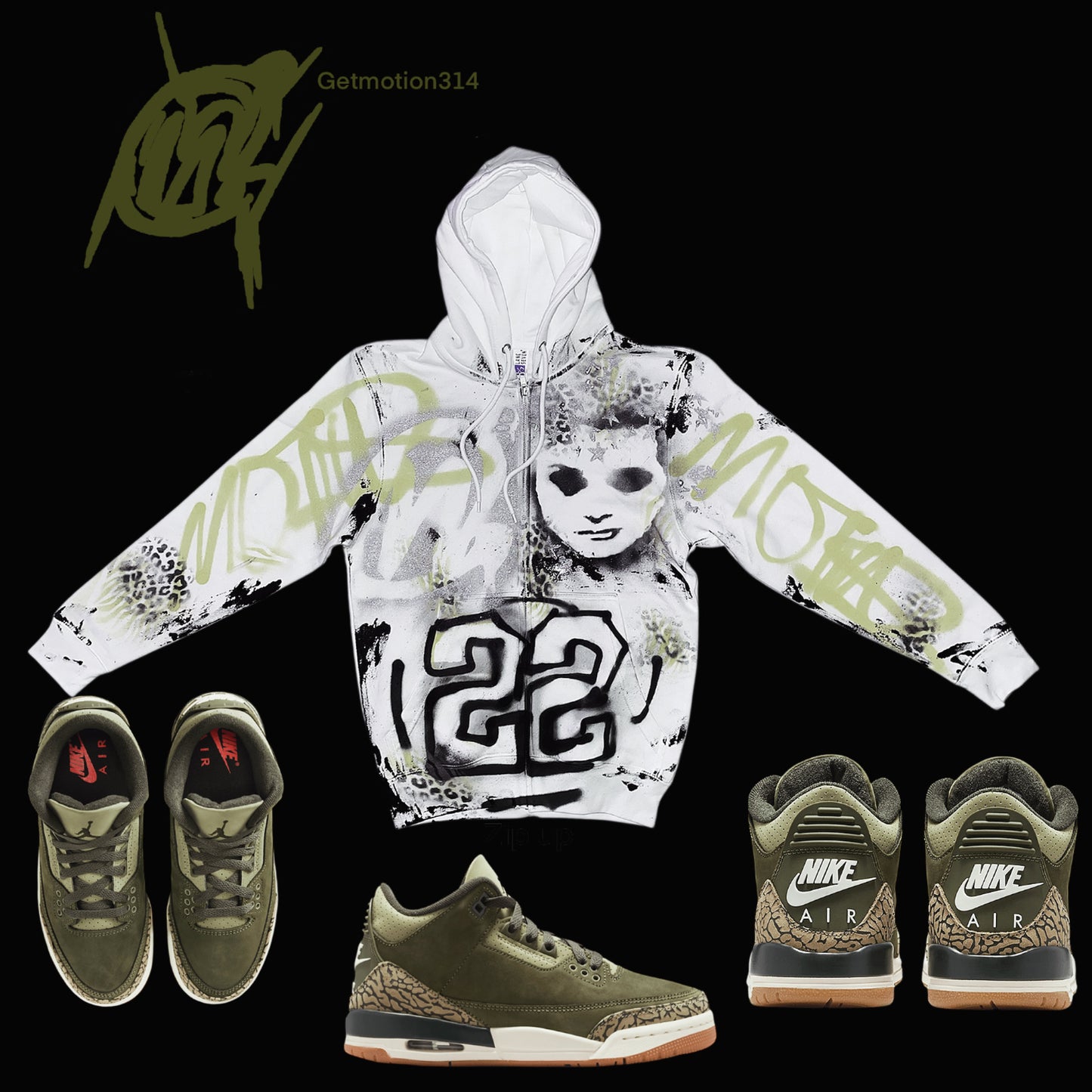 Family affairs   graffiti zip up