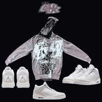 PURE MONEY graffiti hoodie