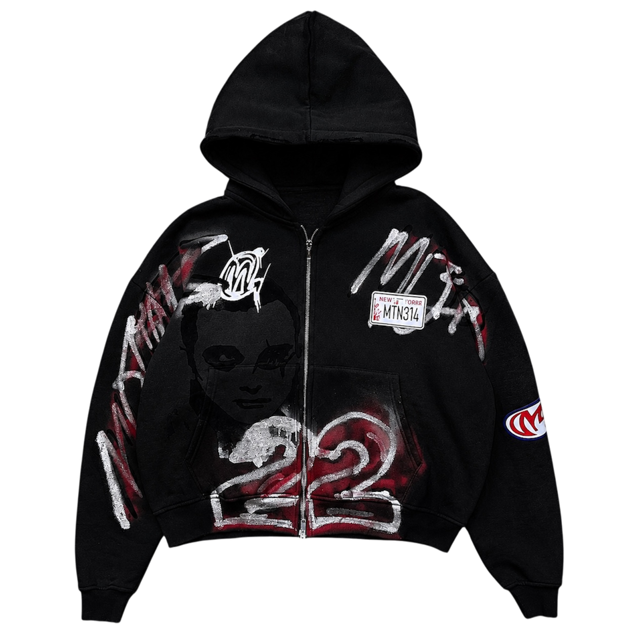 Bloodline 12s heavyweight ZIP-UP