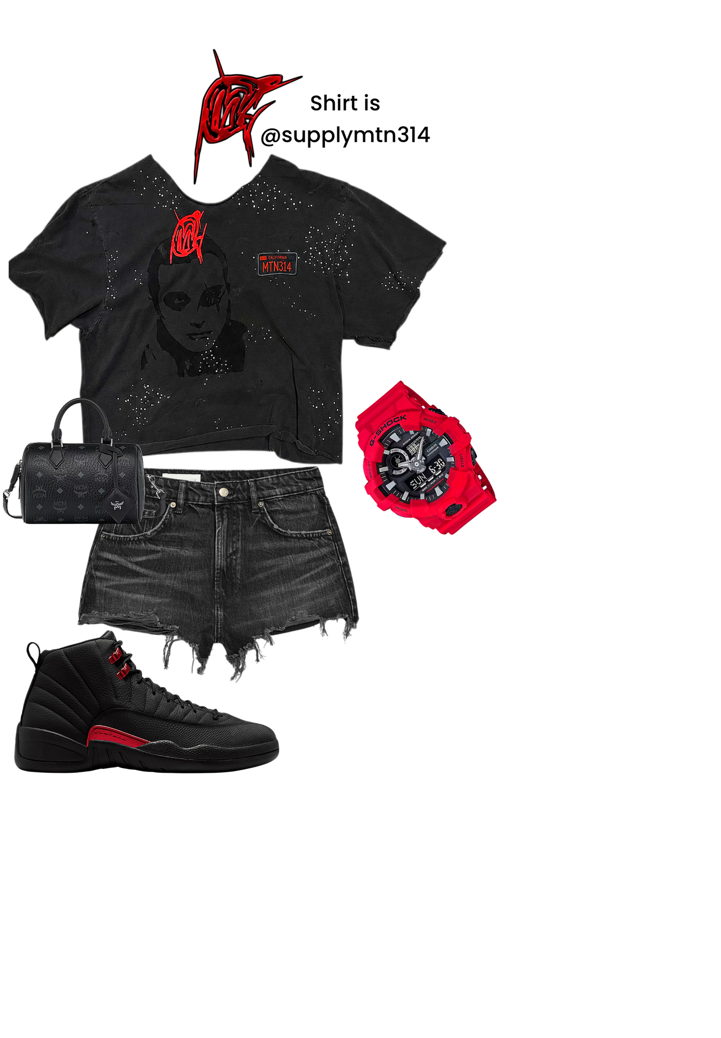 Bloodline 12 rhinestone shirt