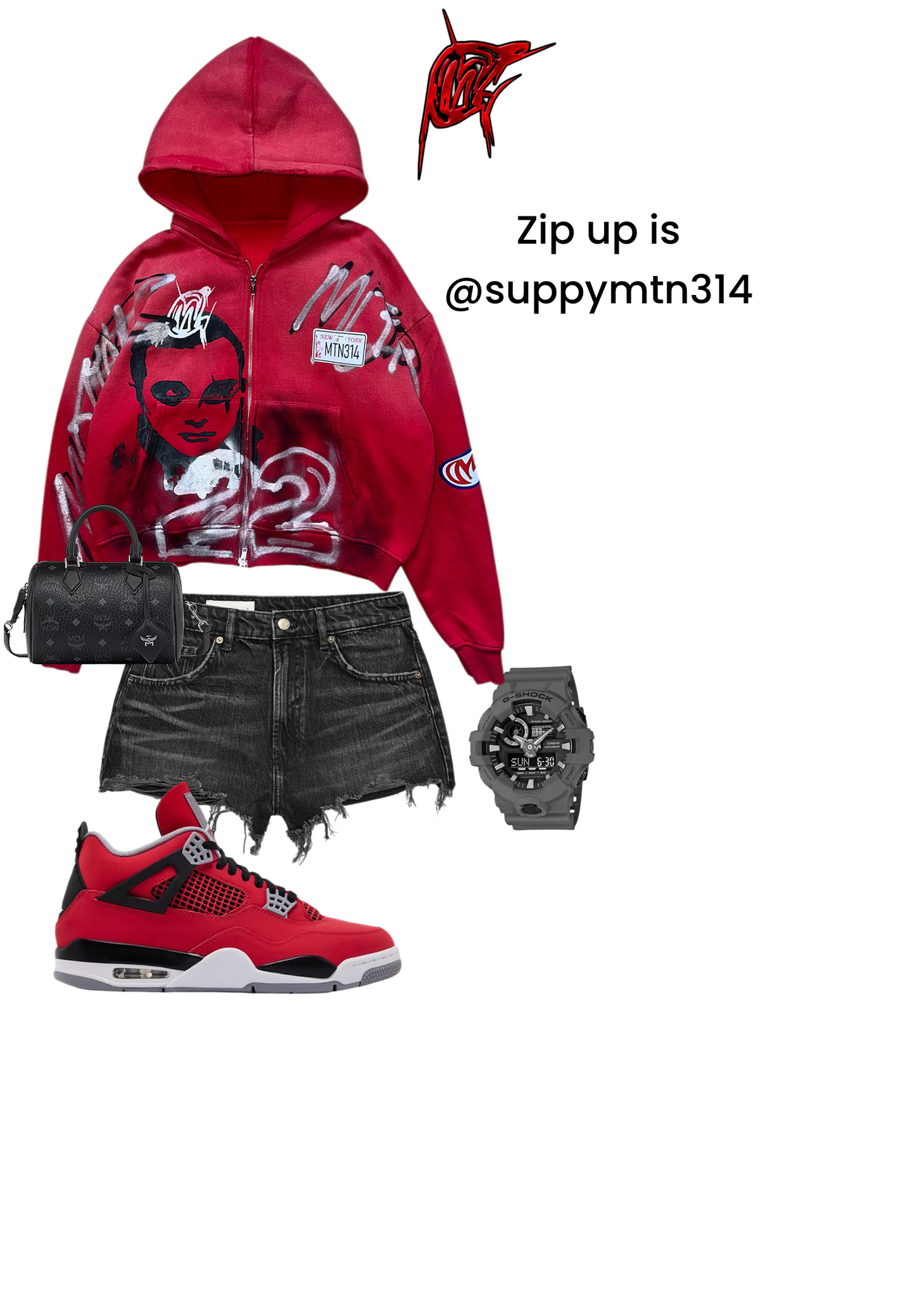 Toro bravo Crop Zip-UP