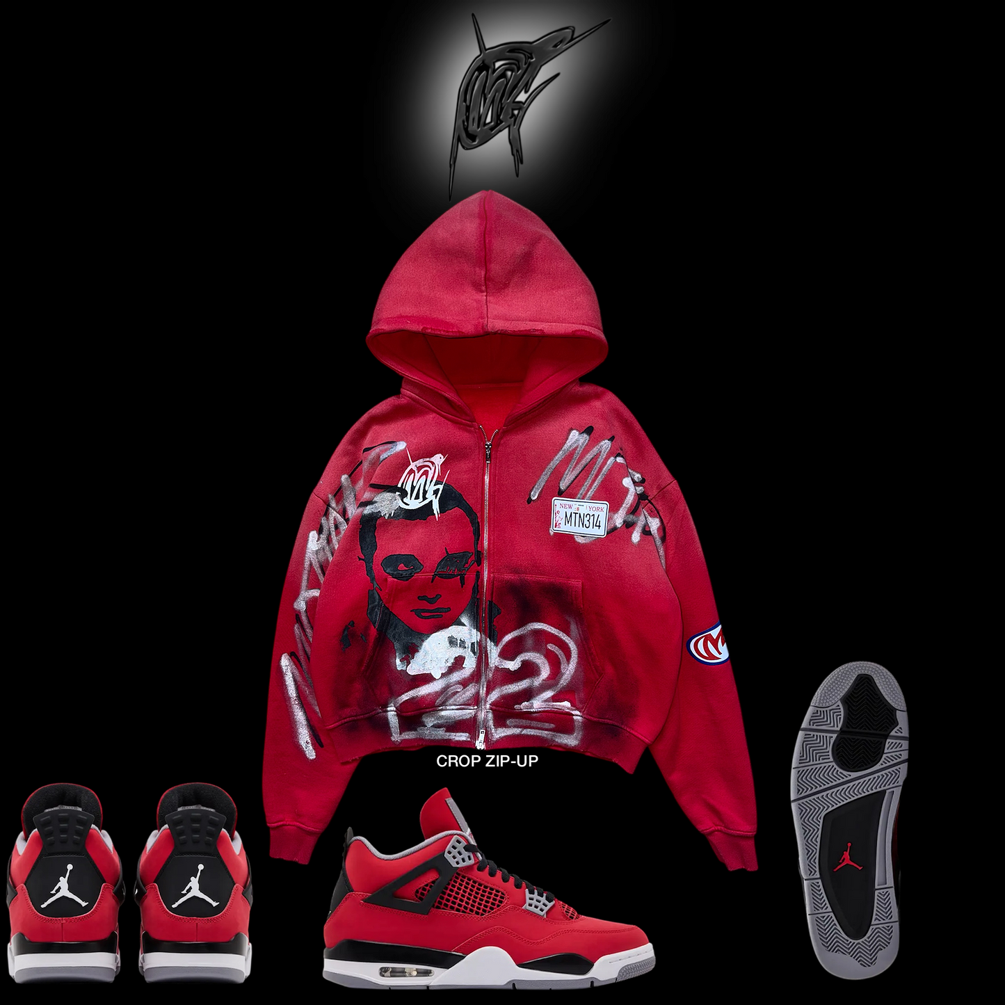 Toro bravo Crop Zip-UP
