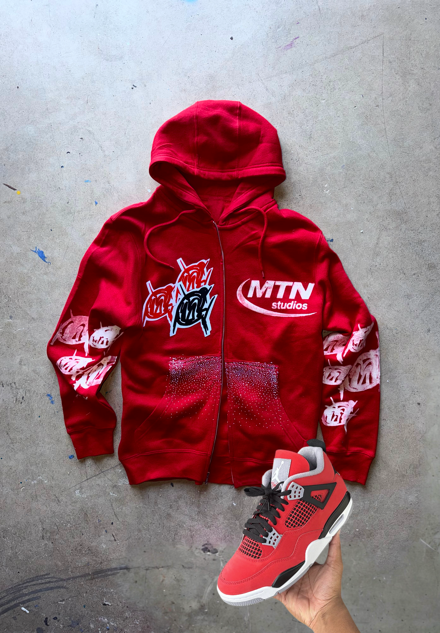 Toro Visionary Rhinestone Patch Zip-UP