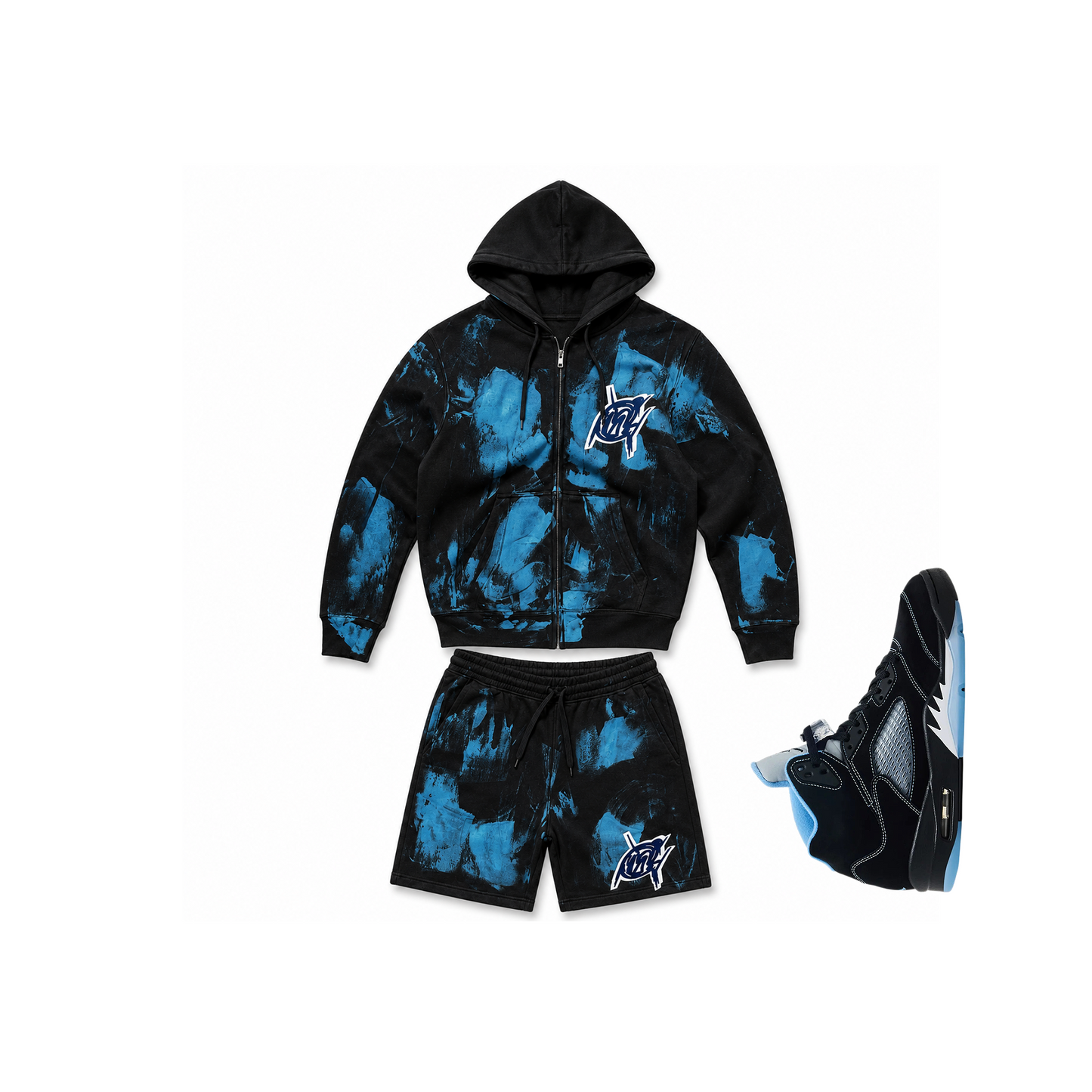 Carolina blue abstract set