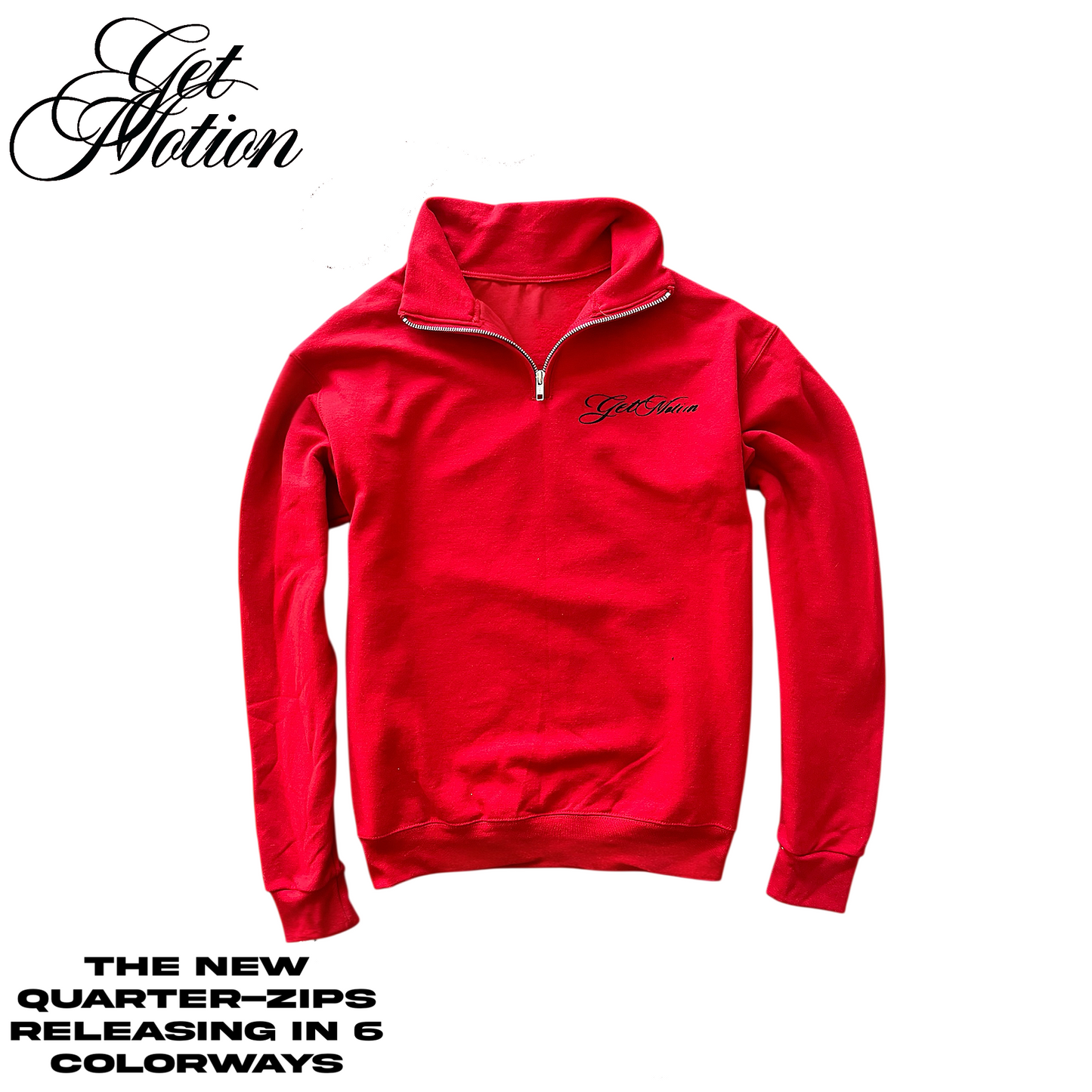 Crimson Red Quarter zip