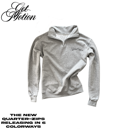 Opium Grey Green Quarter zip