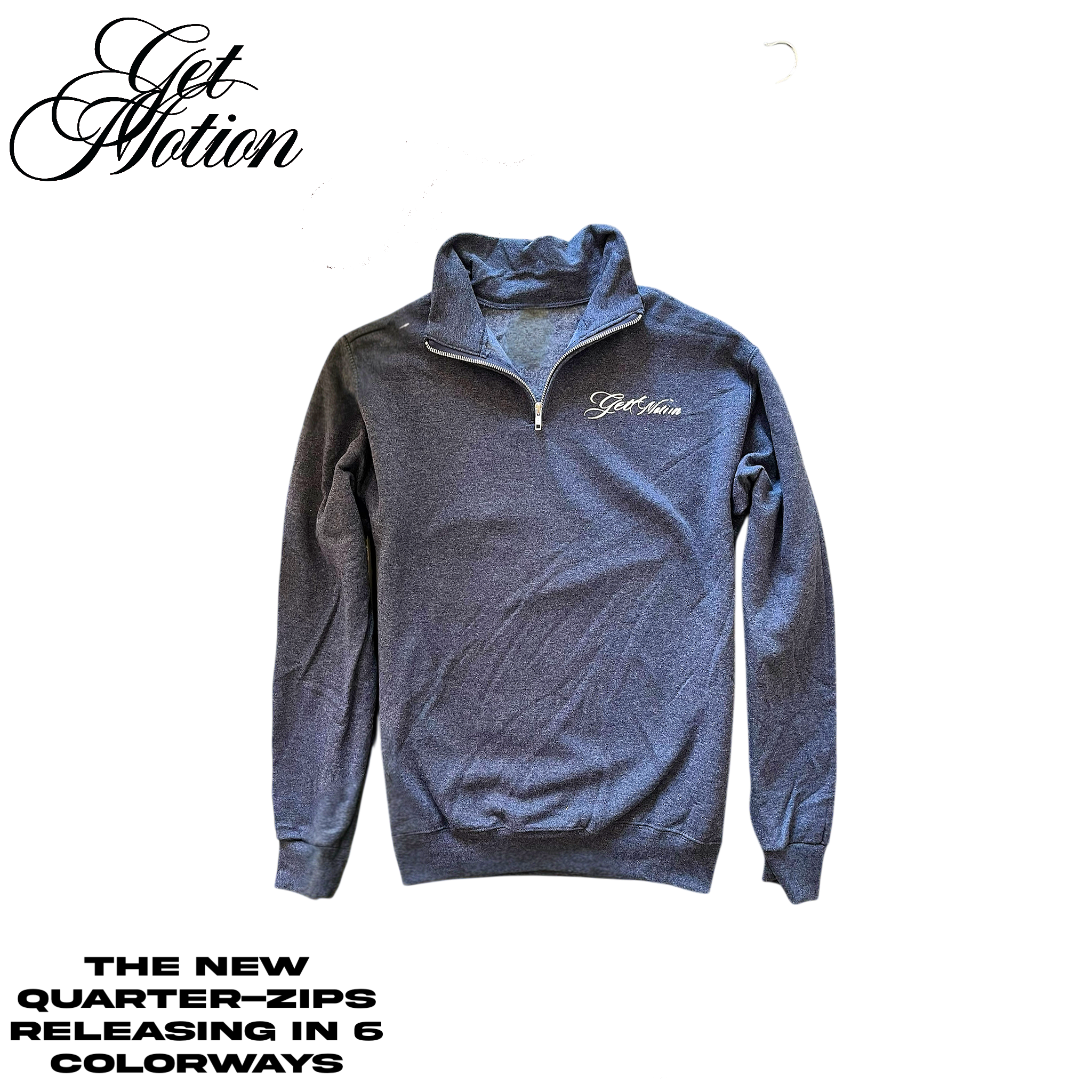French Blue Quarter zip