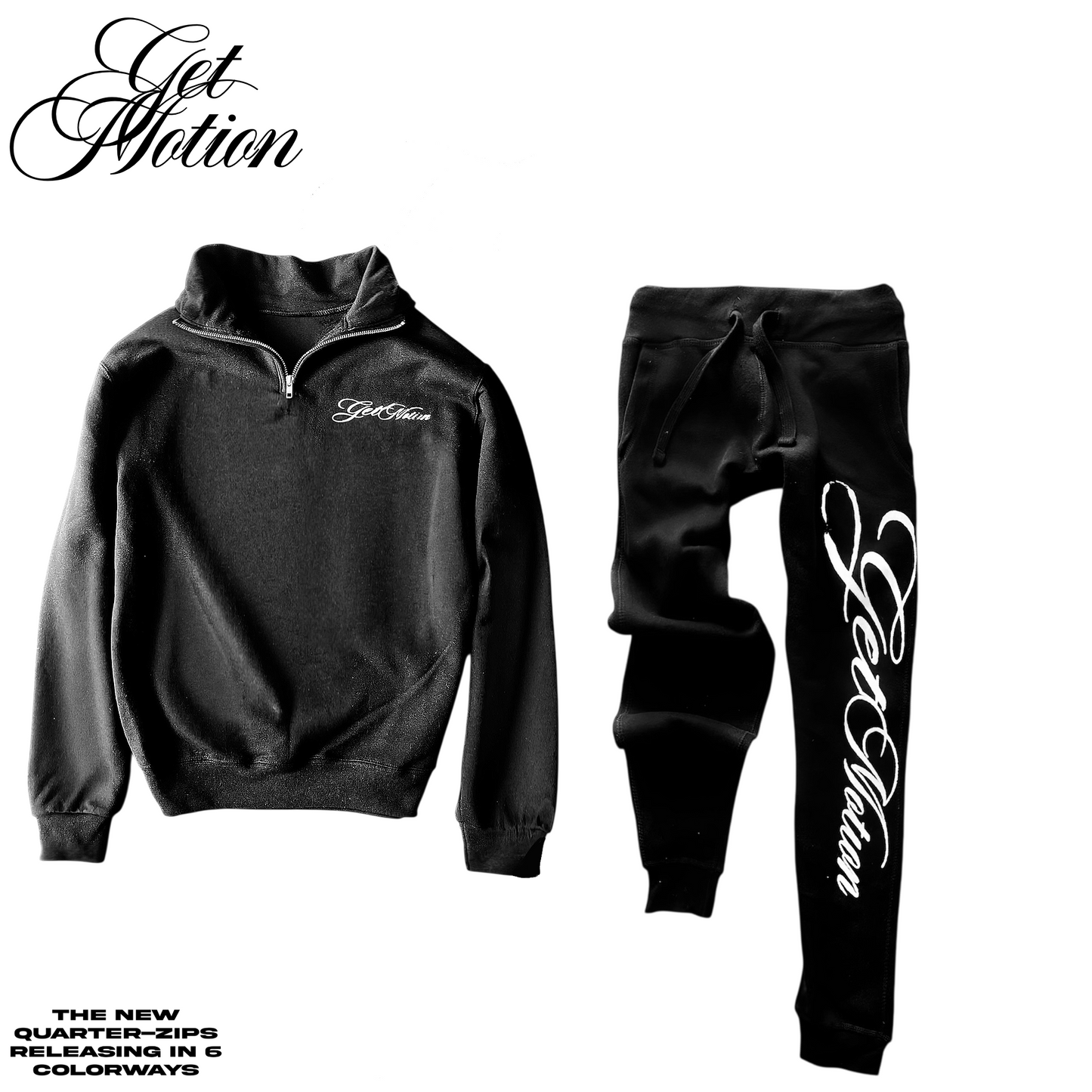 Black Quarter zip set