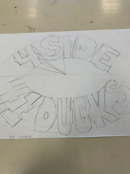 Custom Graffiti Hoodie (Read Instagram Highlight)