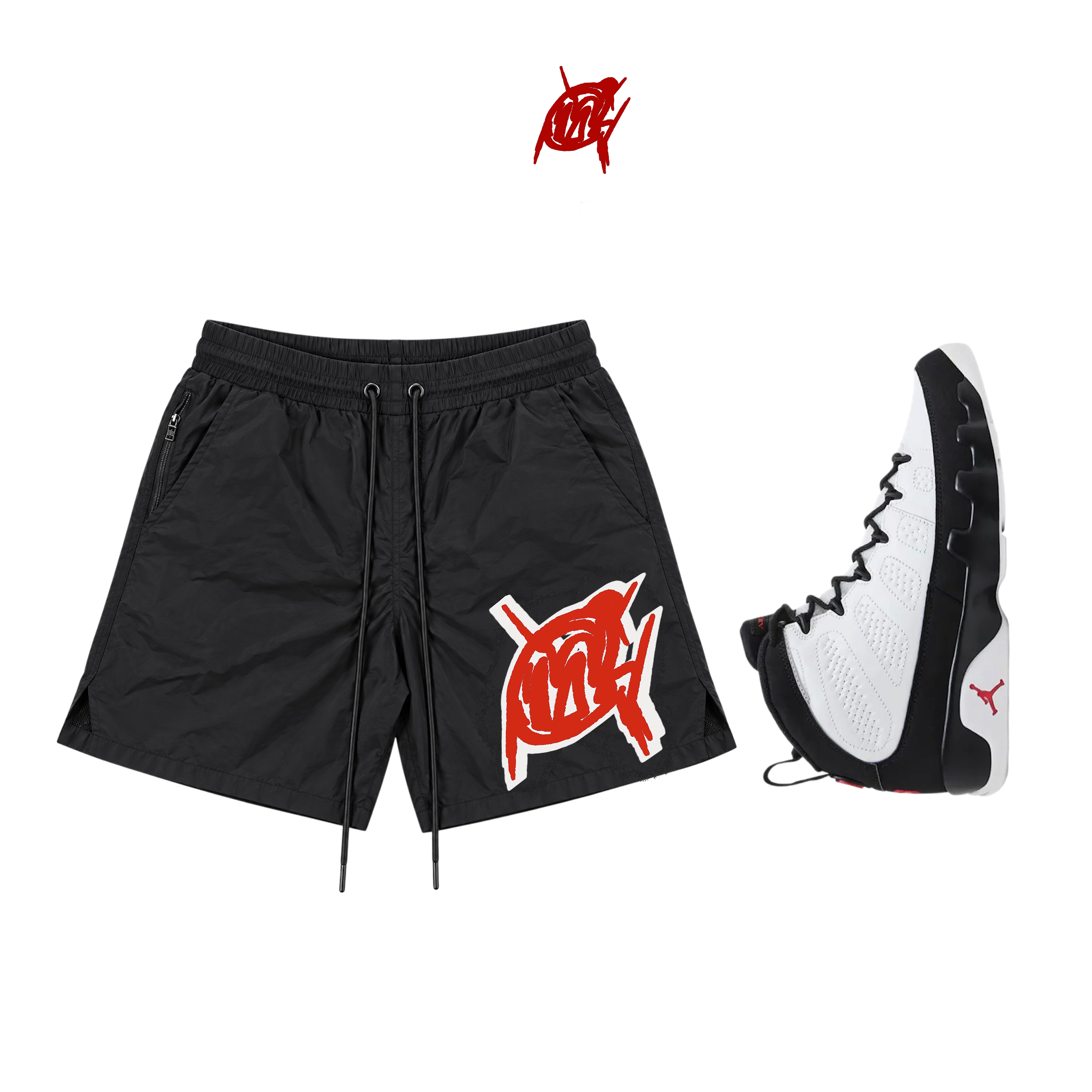MTN windbreaker shorts