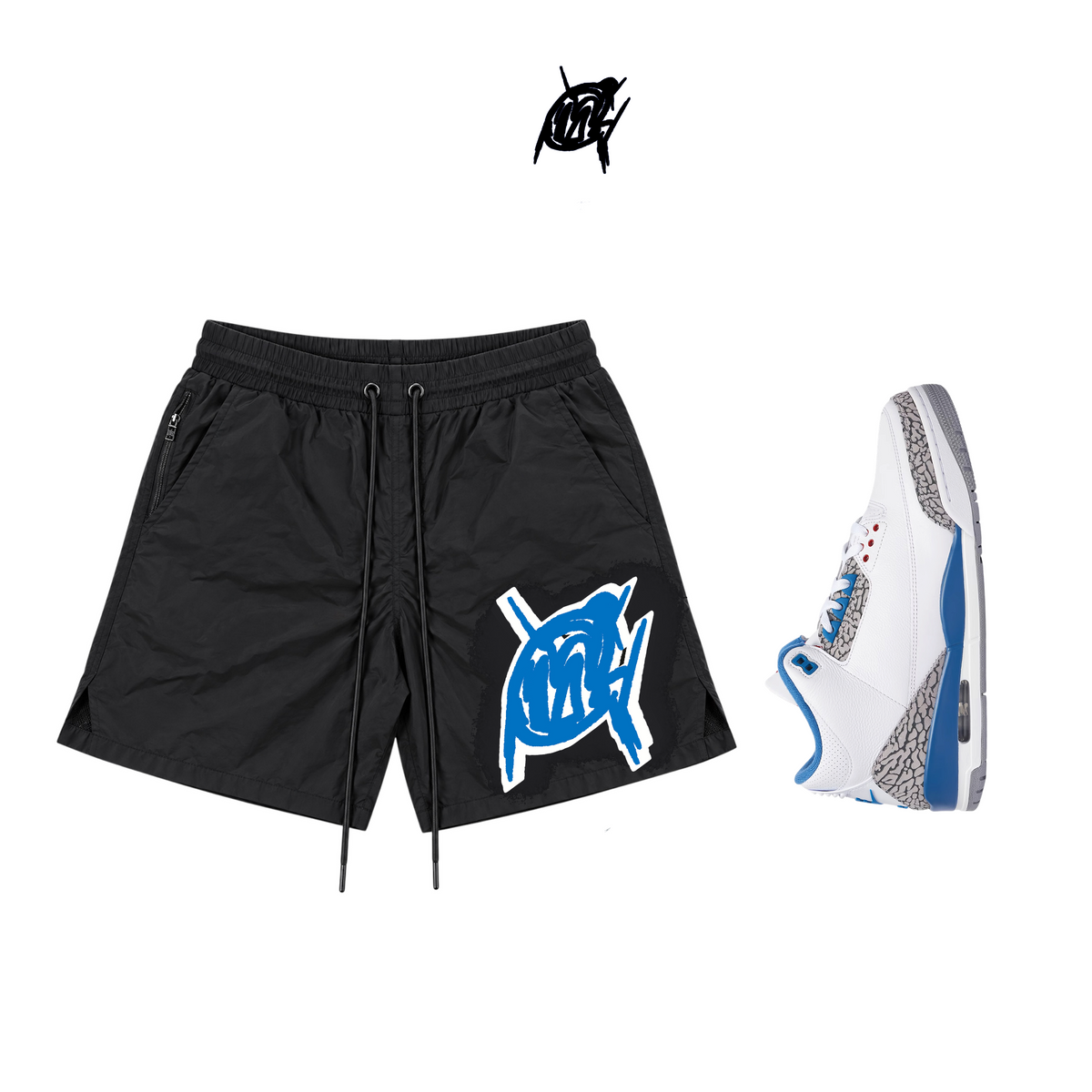 MTN windbreaker shorts