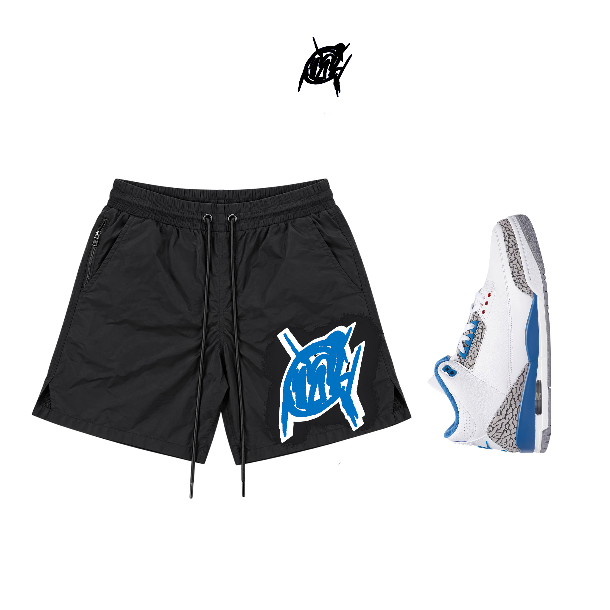 MTN windbreaker shorts